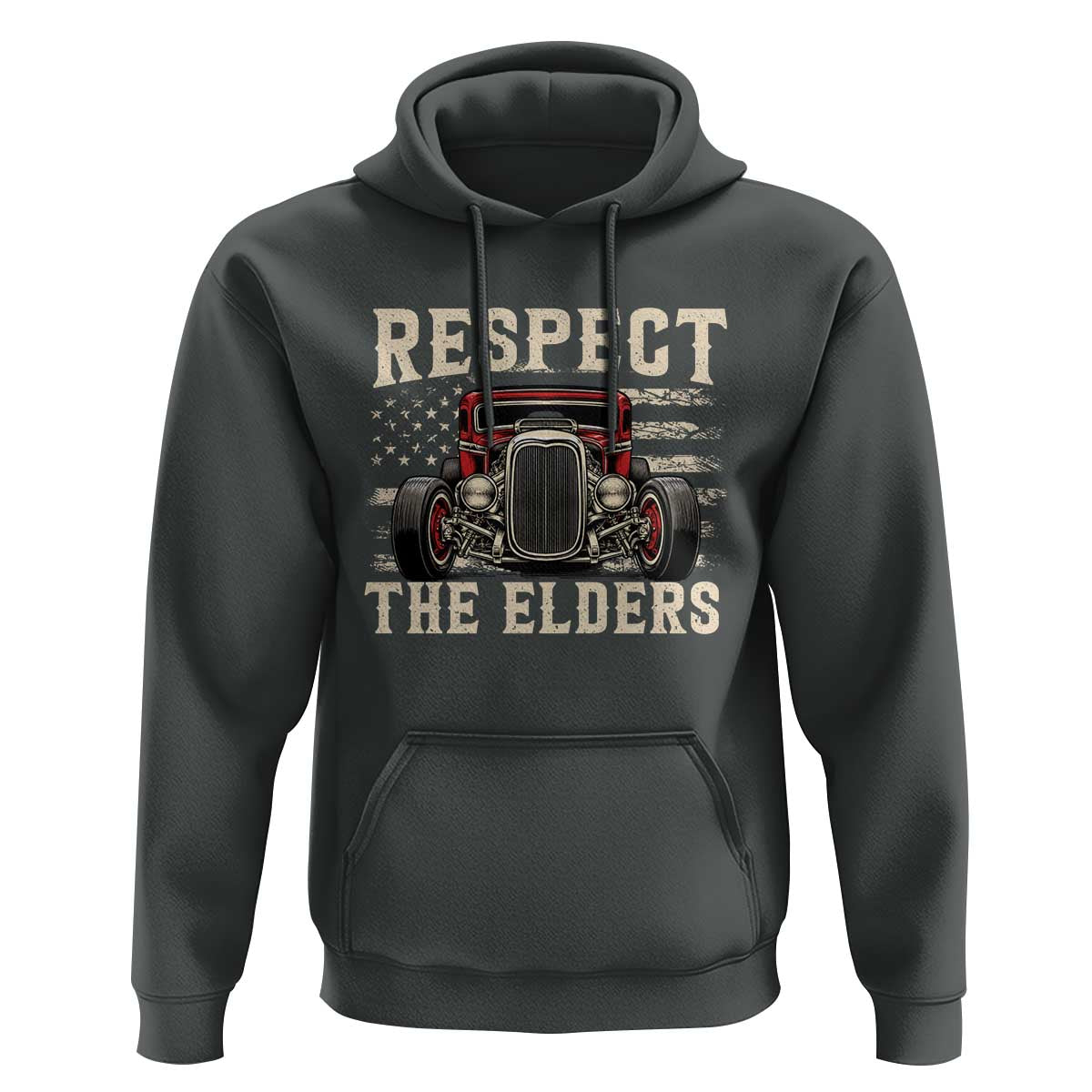 Respect The Elders Hoodie 1932 American Classic Hotrod