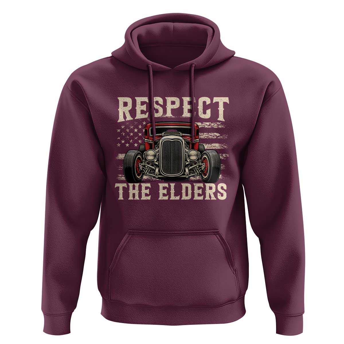 Respect The Elders Hoodie 1932 American Classic Hotrod