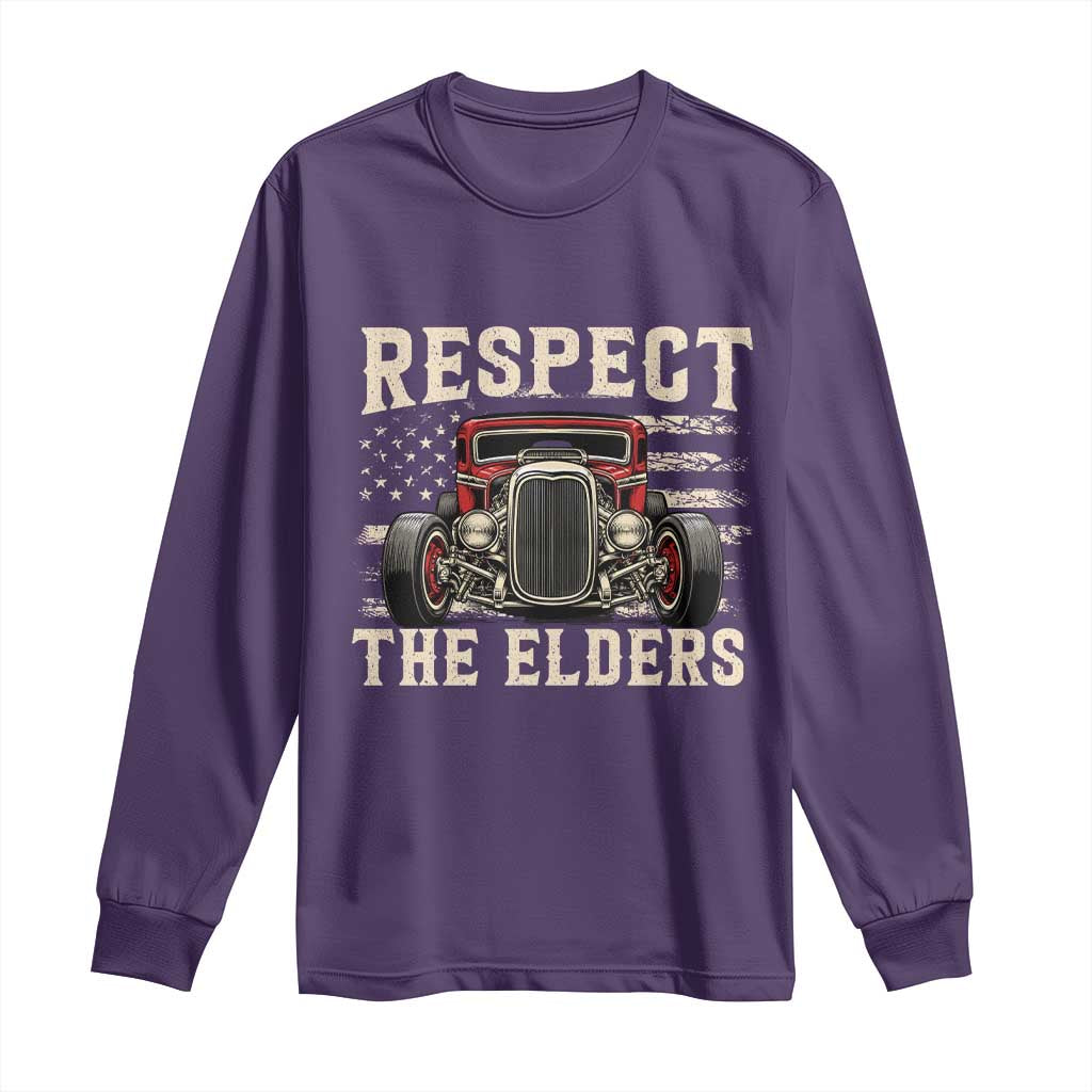 Respect The Elders Long Sleeve Shirt 1932 American Classic Hotrod