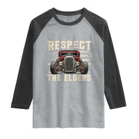 Respect The Elders Raglan Shirt 1932 American Classic Hotrod