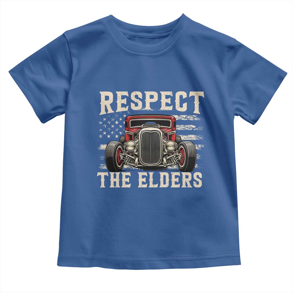 Respect The Elders Toddler T Shirt 1932 American Classic Hotrod