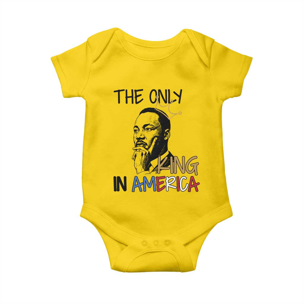 Martin Luther King Jr Baby Onesie The Only King An America - Wonder Print Shop