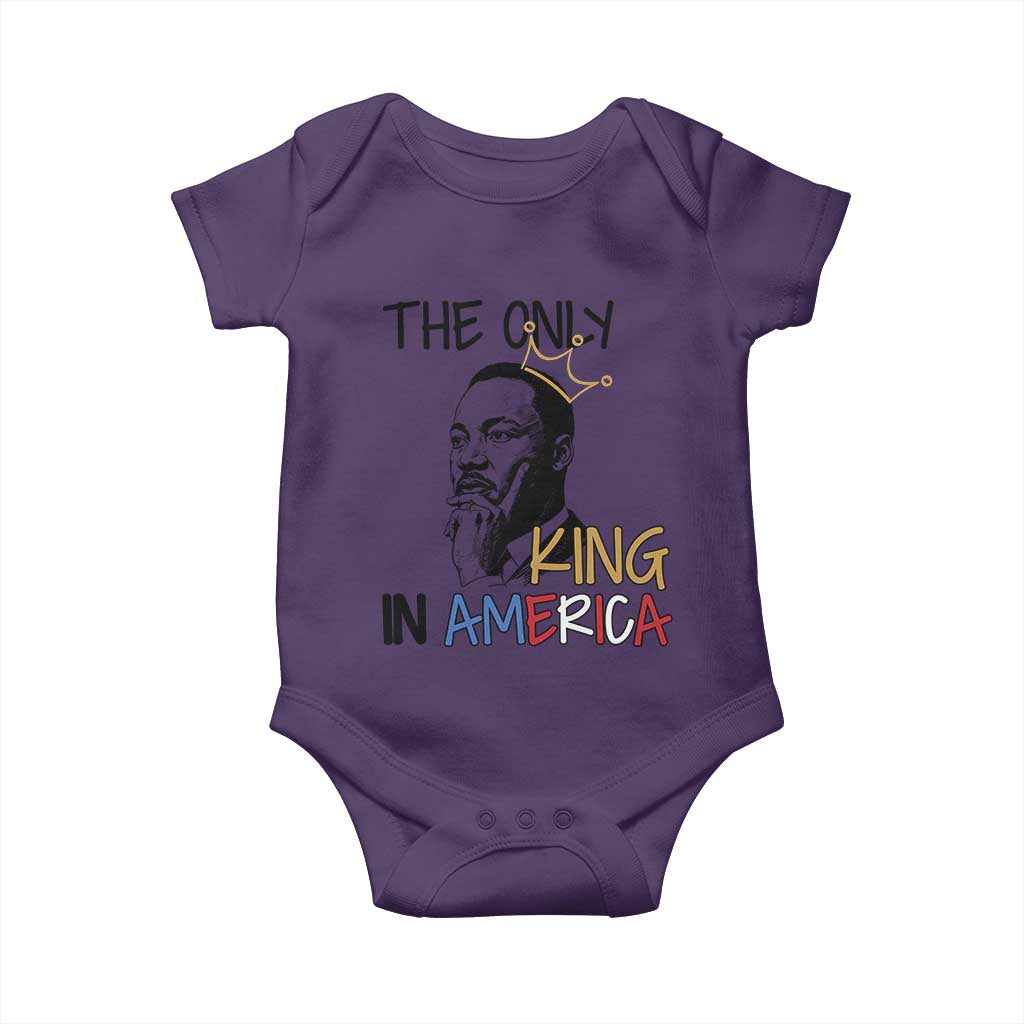 Martin Luther King Jr Baby Onesie The Only King An America - Wonder Print Shop