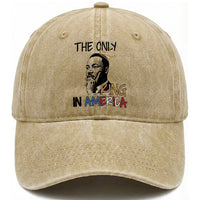 Martin Luther King Jr Washed Cotton Baseball Cap The Only King An America