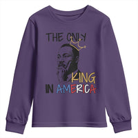 Martin Luther King Jr Youth Sweatshirt The Only King An America - Wonder Print Shop