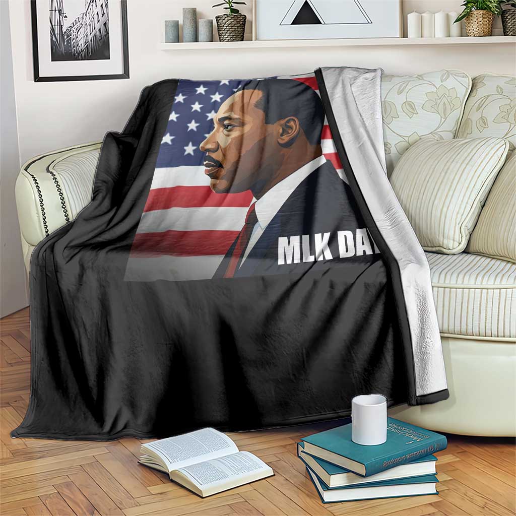 Martin Luther King Jr Throw Blanket Human Rights - Wonder Print Shop
