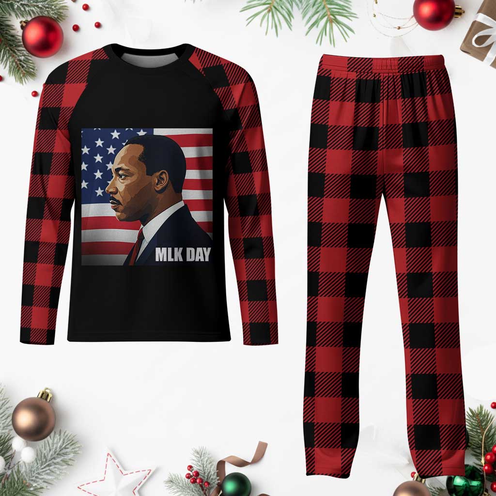 Martin Luther King Jr Plaid Pajama Set Human Rights - Wonder Print Shop