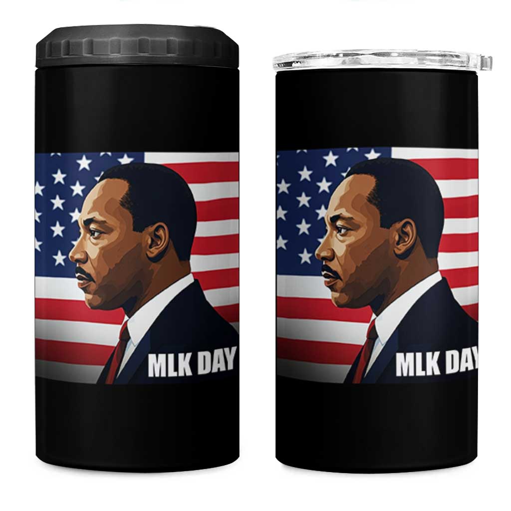 Martin Luther King Jr 4 in 1 Can Cooler Tumbler Human Rights - Wonder Print Shop