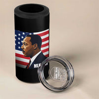 Martin Luther King Jr 4 in 1 Can Cooler Tumbler Human Rights - Wonder Print Shop