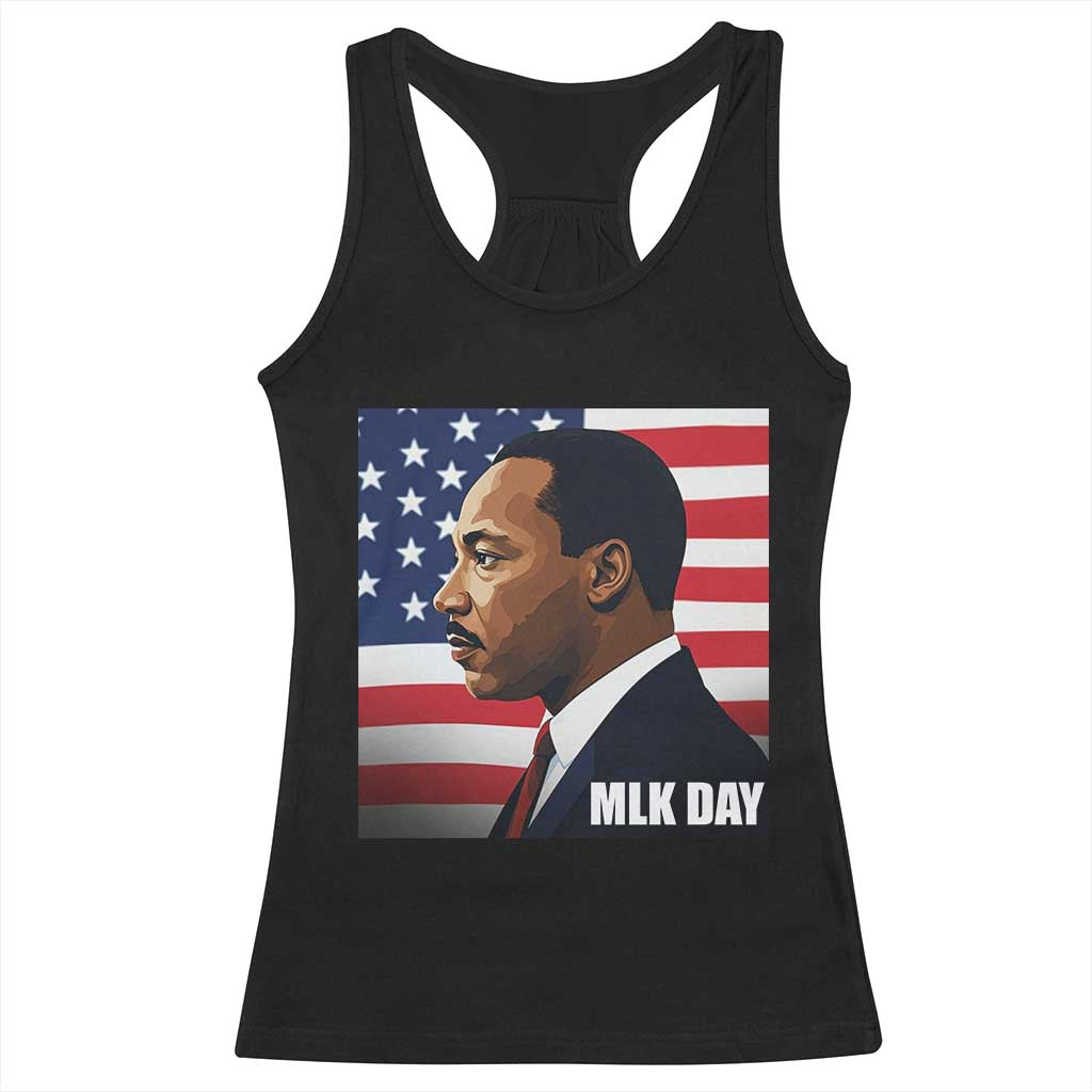 Martin Luther King Jr Racerback Tank Top Human Rights - Wonder Print Shop