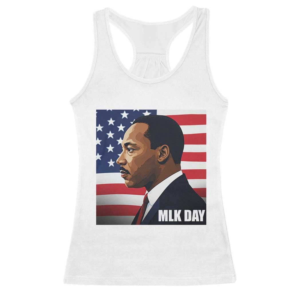 Martin Luther King Jr Racerback Tank Top Human Rights - Wonder Print Shop