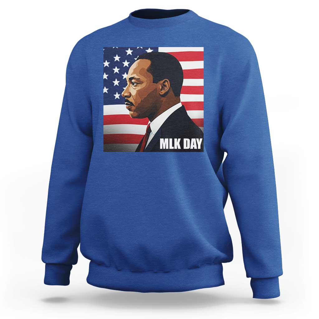 Martin Luther King Jr Sweatshirt Human Rights - Wonder Print Shop