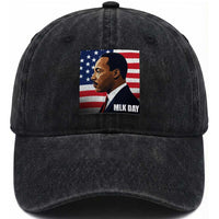 Martin Luther King Jr Washed Cotton Baseball Cap Human Rights