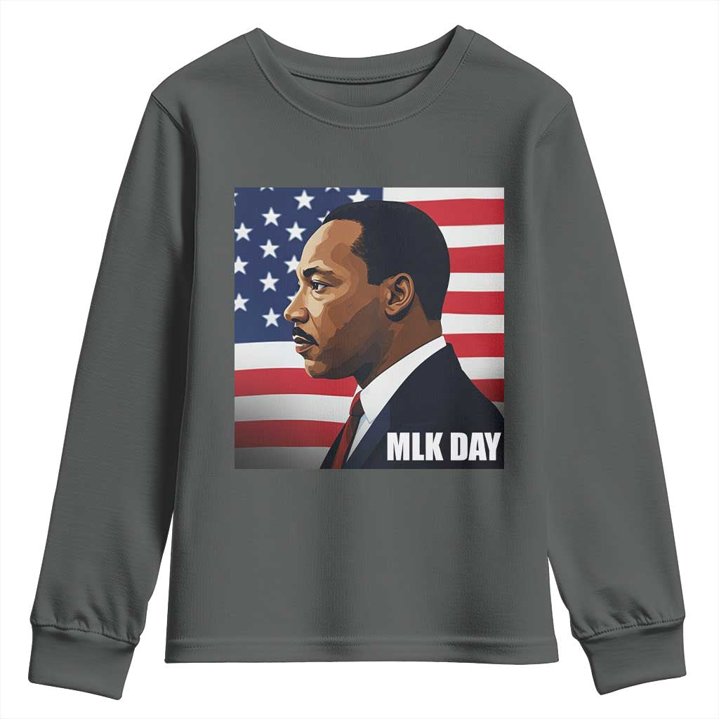 Martin Luther King Jr Youth Sweatshirt Human Rights - Wonder Print Shop