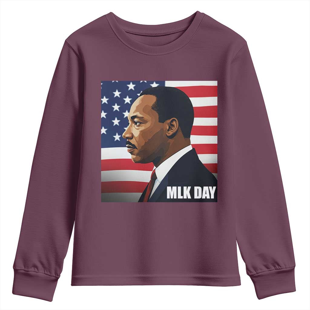 Martin Luther King Jr Youth Sweatshirt Human Rights - Wonder Print Shop