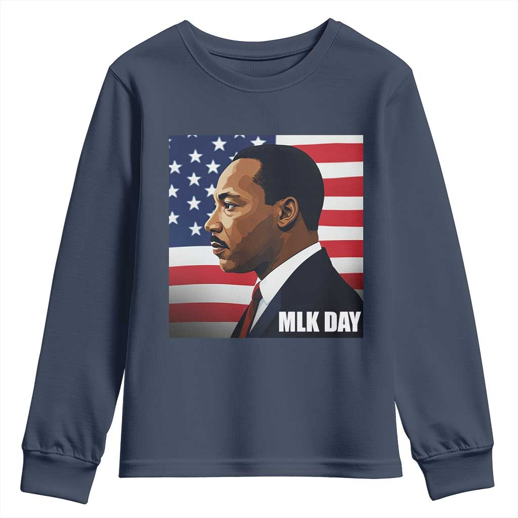 Martin Luther King Jr Youth Sweatshirt Human Rights - Wonder Print Shop