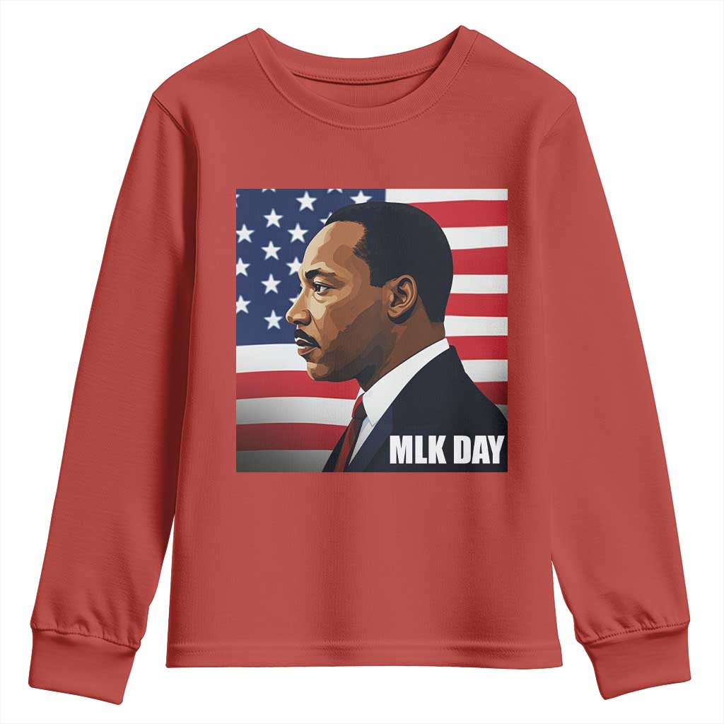 Martin Luther King Jr Youth Sweatshirt Human Rights - Wonder Print Shop