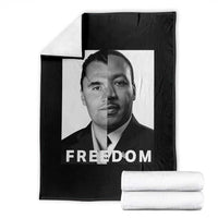 Freedom Charlie Kirk Throw Blanket Martin Luther King Jr - Wonder Print Shop