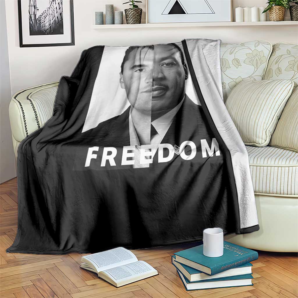 Freedom Charlie Kirk Throw Blanket Martin Luther King Jr - Wonder Print Shop