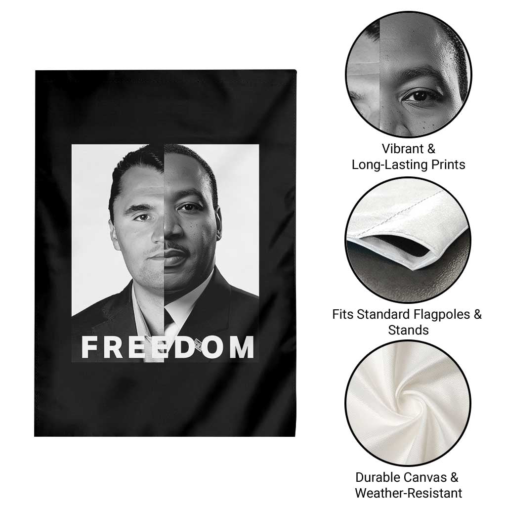 Freedom Charlie Kirk Garden Flag Martin Luther King Jr - Wonder Print Shop