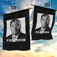 Freedom Charlie Kirk Garden Flag Martin Luther King Jr - Wonder Print Shop