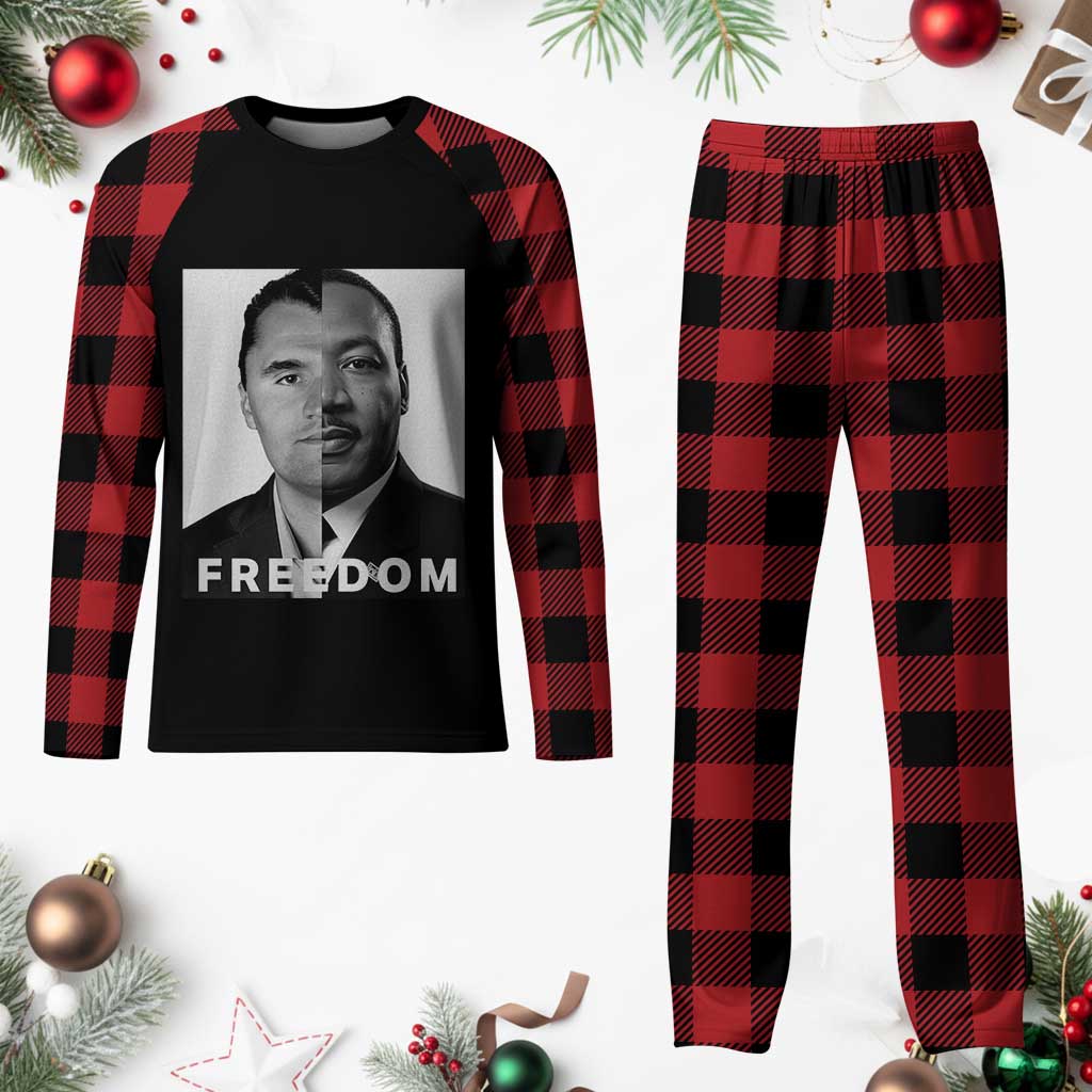 Freedom Charlie Kirk Plaid Pajama Set Martin Luther King Jr - Wonder Print Shop