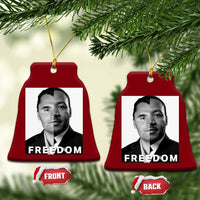 Freedom Charlie Kirk Ceramic Ornament Martin Luther King Jr - Wonder Print Shop
