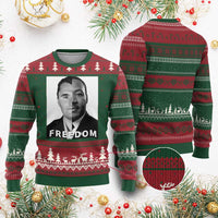 Freedom Charlie Kirk Ugly Christmas Sweater Martin Luther King Jr - Wonder Print Shop