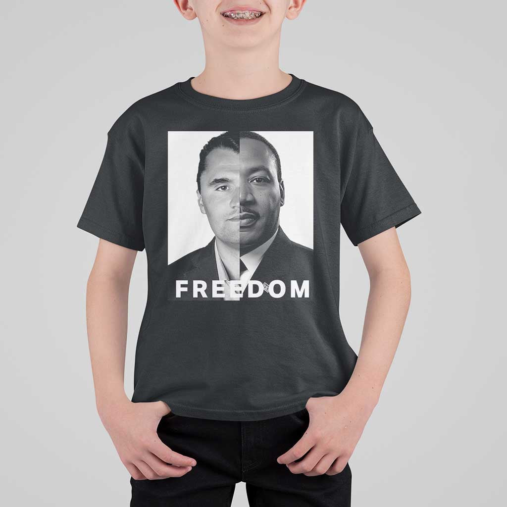 Freedom Charlie Kirk T Shirt For Kid Martin Luther King Jr - Wonder Print Shop