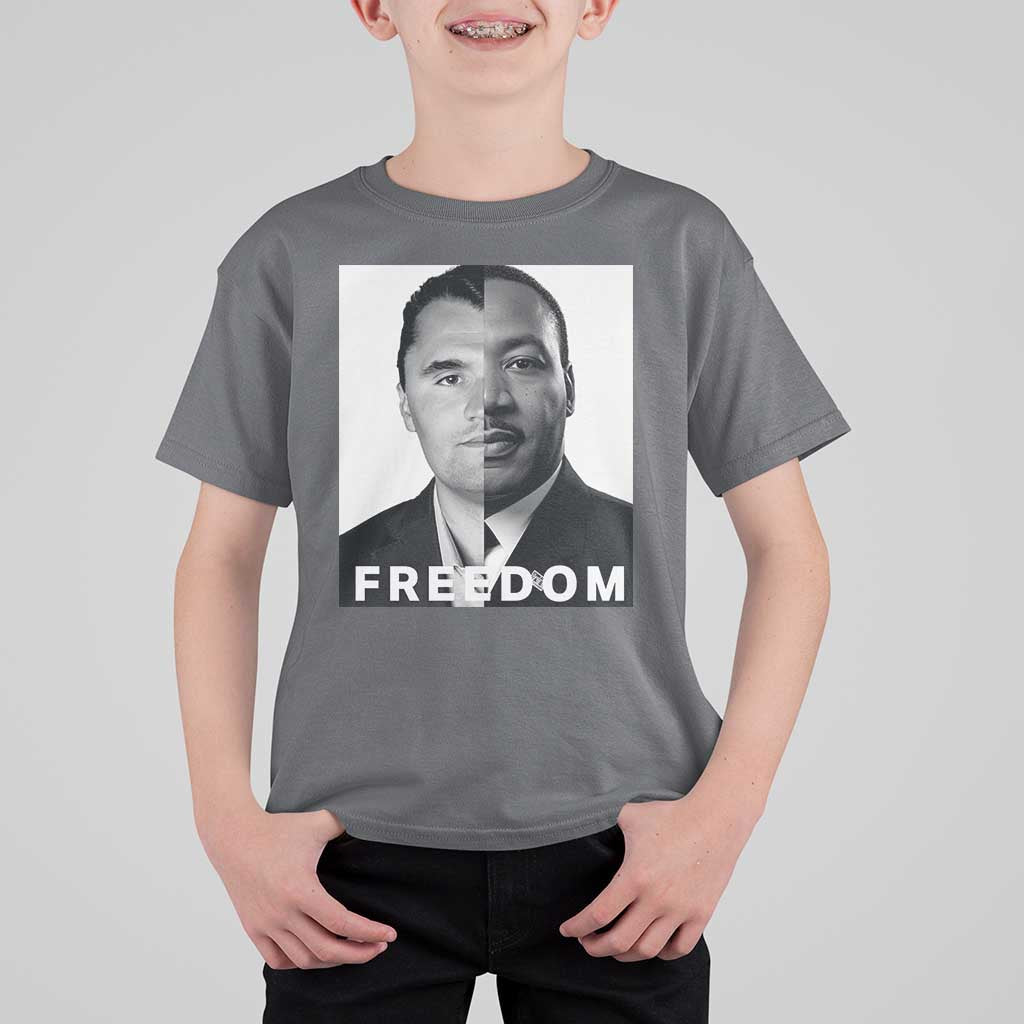 Freedom Charlie Kirk T Shirt For Kid Martin Luther King Jr - Wonder Print Shop