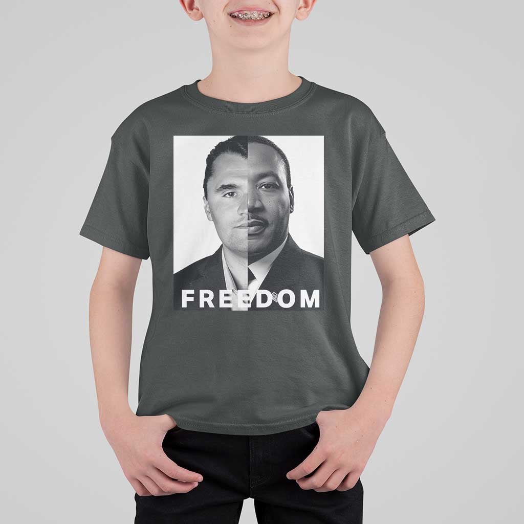 Freedom Charlie Kirk T Shirt For Kid Martin Luther King Jr - Wonder Print Shop