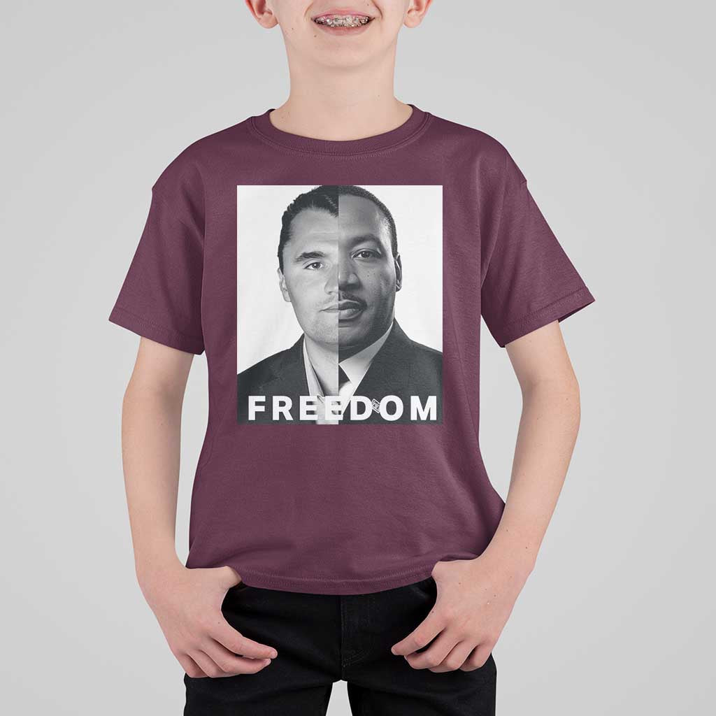 Freedom Charlie Kirk T Shirt For Kid Martin Luther King Jr - Wonder Print Shop
