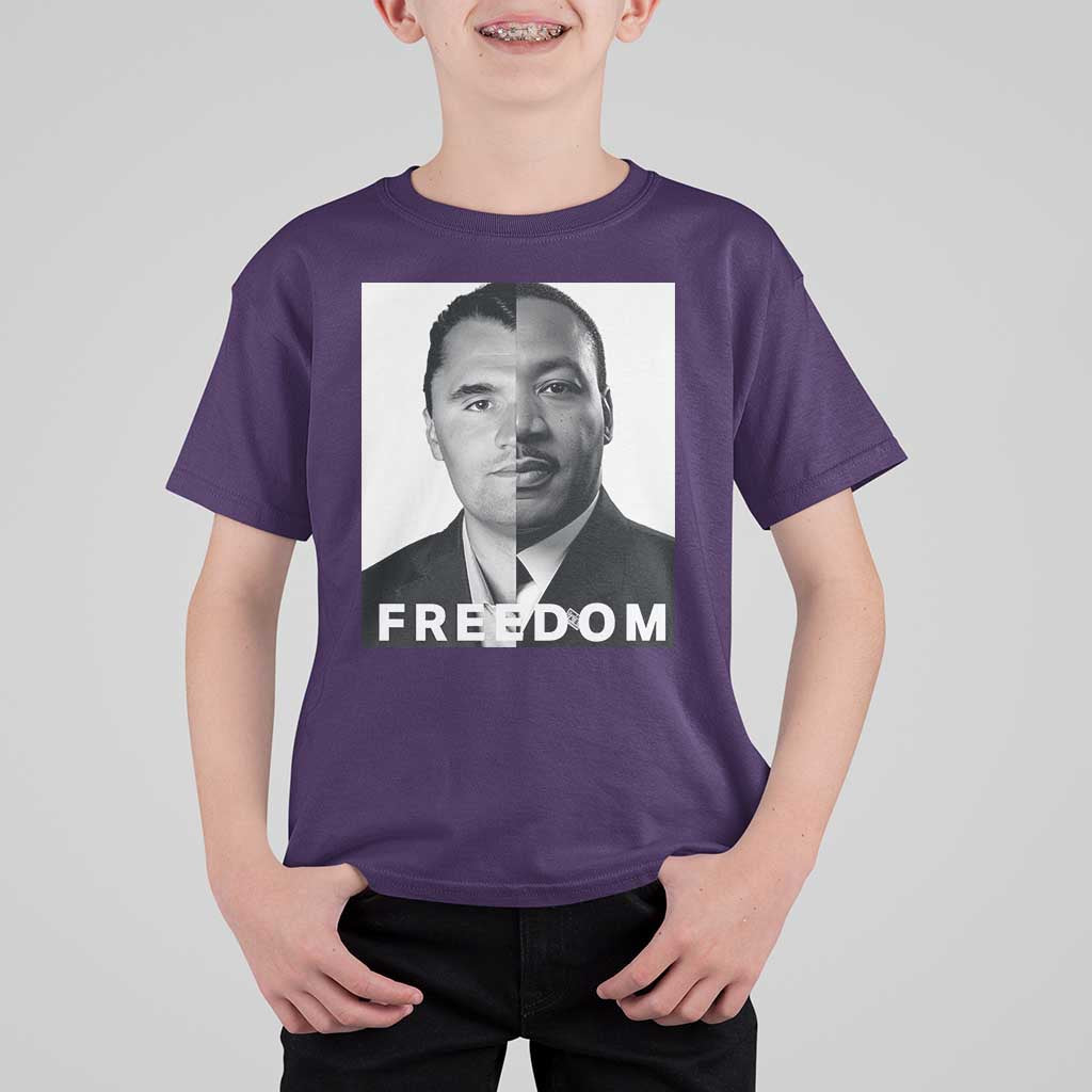 Freedom Charlie Kirk T Shirt For Kid Martin Luther King Jr - Wonder Print Shop