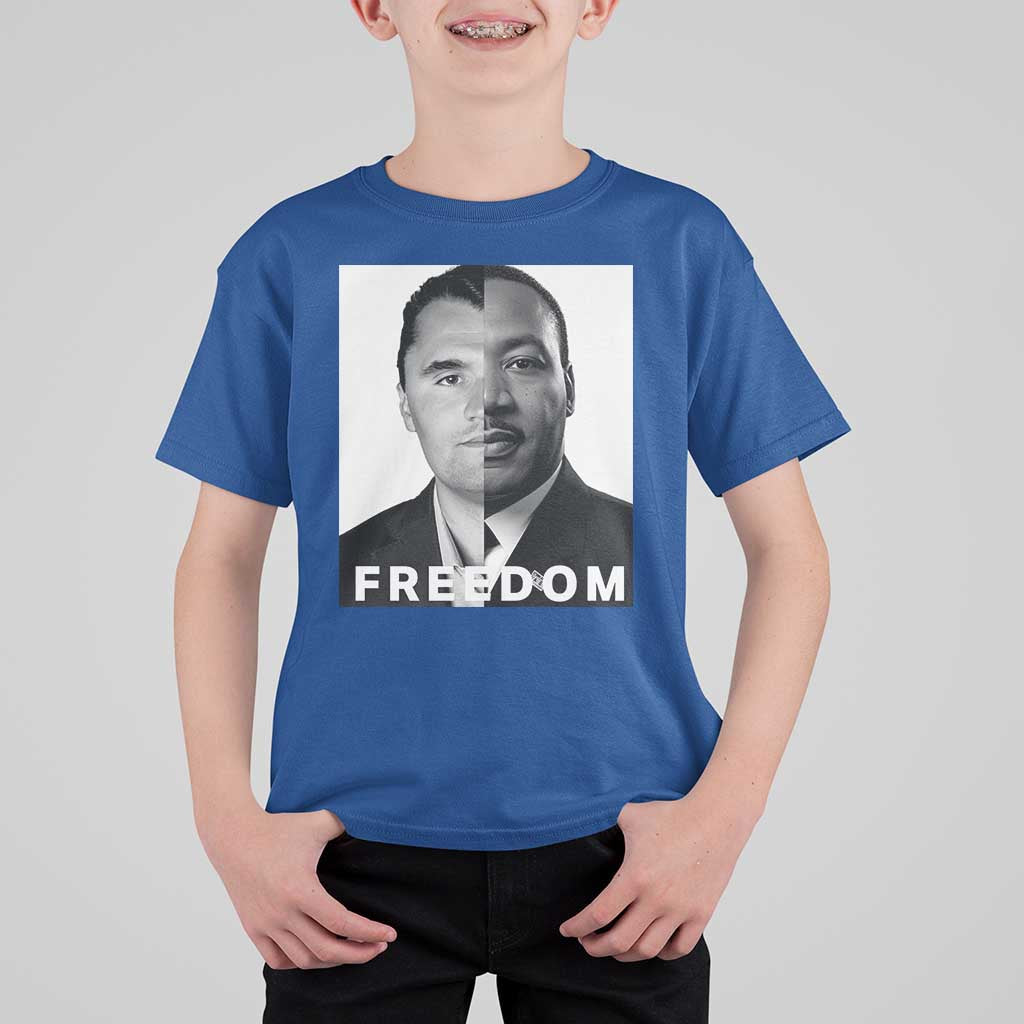Freedom Charlie Kirk T Shirt For Kid Martin Luther King Jr - Wonder Print Shop