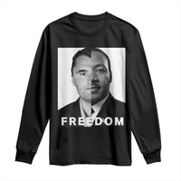 Freedom Charlie Kirk Long Sleeve Shirt Martin Luther King Jr - Wonder Print Shop