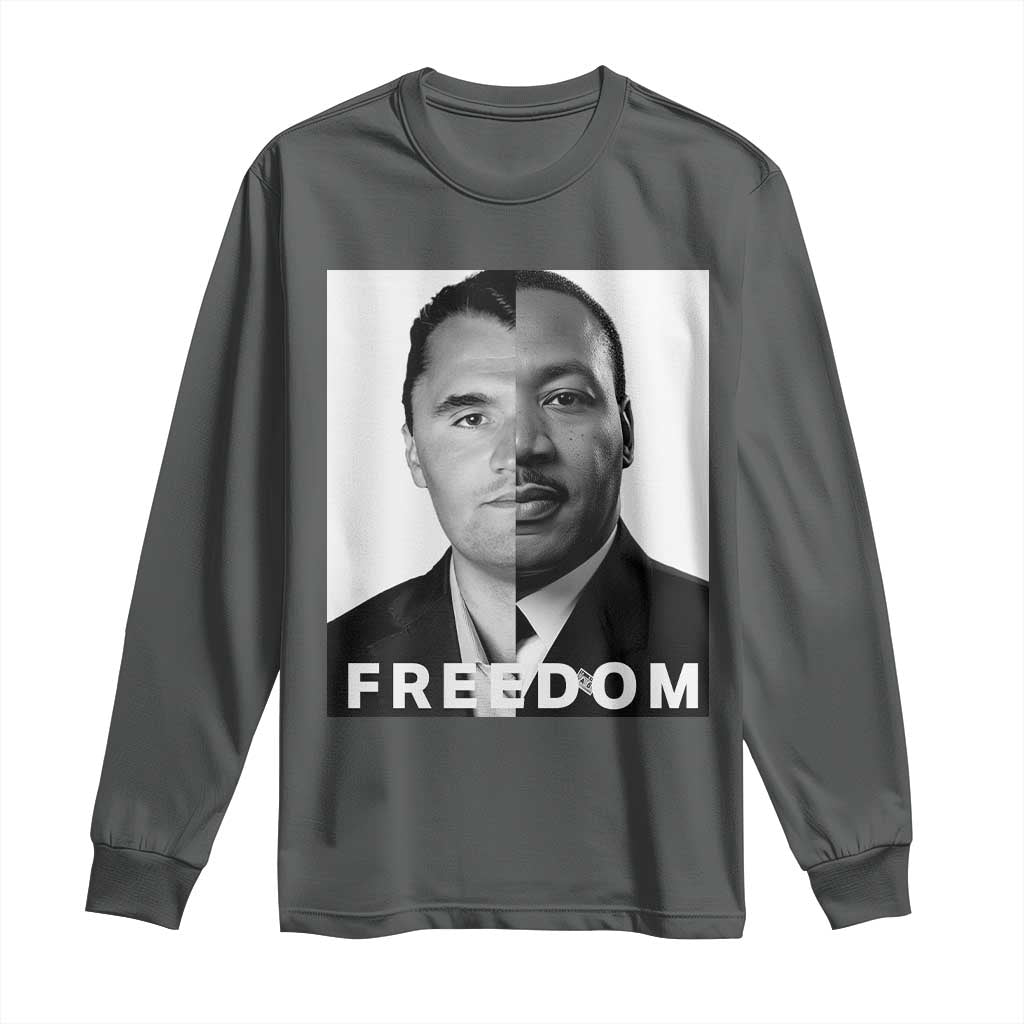 Freedom Charlie Kirk Long Sleeve Shirt Martin Luther King Jr - Wonder Print Shop
