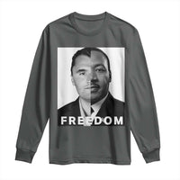 Freedom Charlie Kirk Long Sleeve Shirt Martin Luther King Jr - Wonder Print Shop