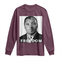 Freedom Charlie Kirk Long Sleeve Shirt Martin Luther King Jr - Wonder Print Shop