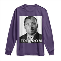 Freedom Charlie Kirk Long Sleeve Shirt Martin Luther King Jr - Wonder Print Shop
