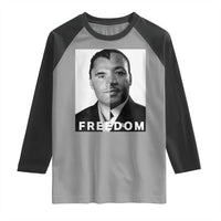 Freedom Charlie Kirk Raglan Shirt Martin Luther King Jr - Wonder Print Shop