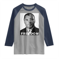 Freedom Charlie Kirk Raglan Shirt Martin Luther King Jr - Wonder Print Shop