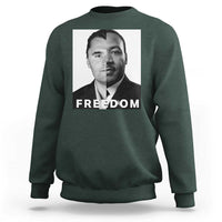 Freedom Charlie Kirk Sweatshirt Martin Luther King Jr - Wonder Print Shop