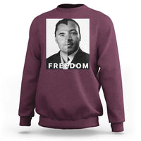 Freedom Charlie Kirk Sweatshirt Martin Luther King Jr - Wonder Print Shop
