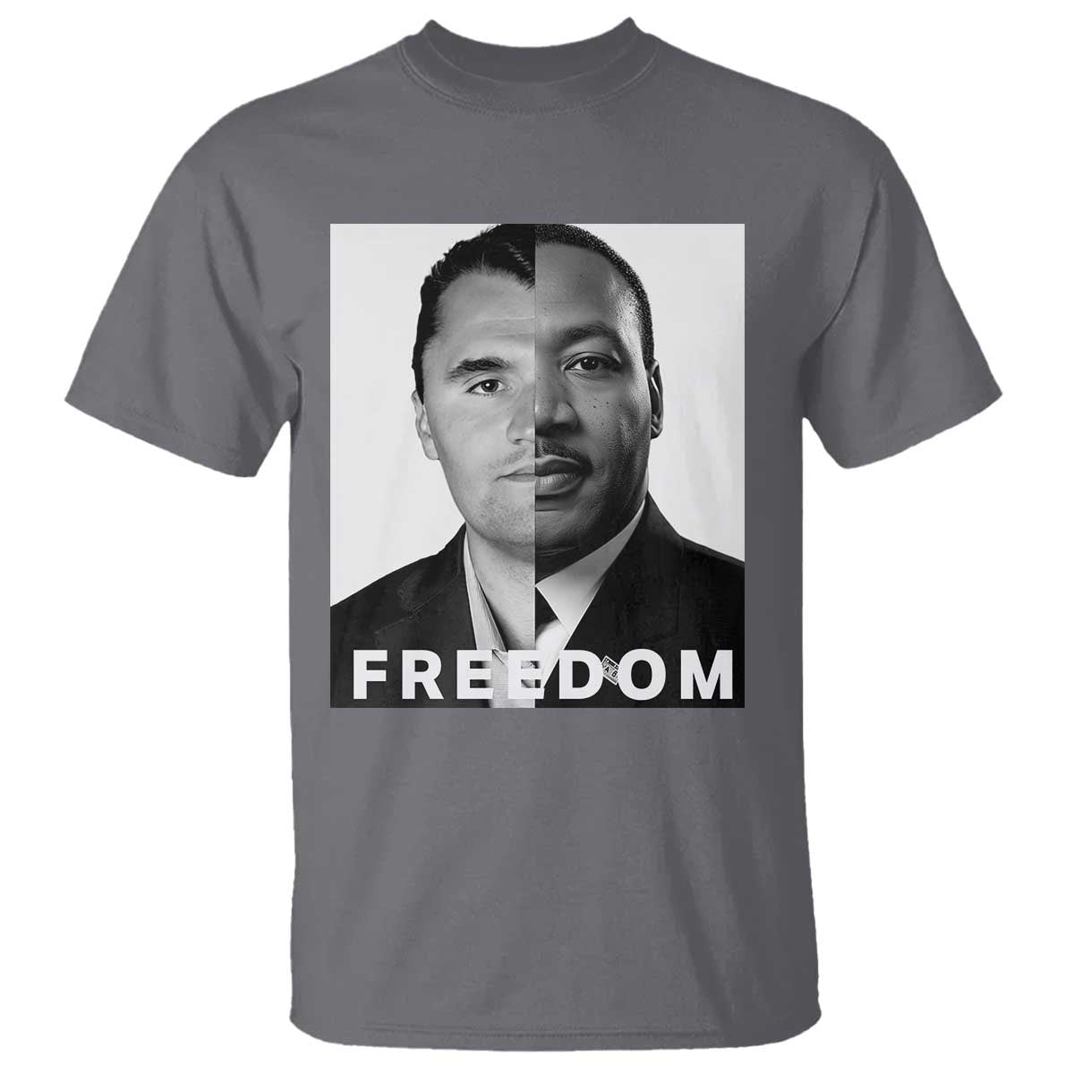 Freedom Charlie Kirk T Shirt Martin Luther King Jr - Wonder Print Shop