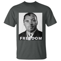 Freedom Charlie Kirk T Shirt Martin Luther King Jr - Wonder Print Shop