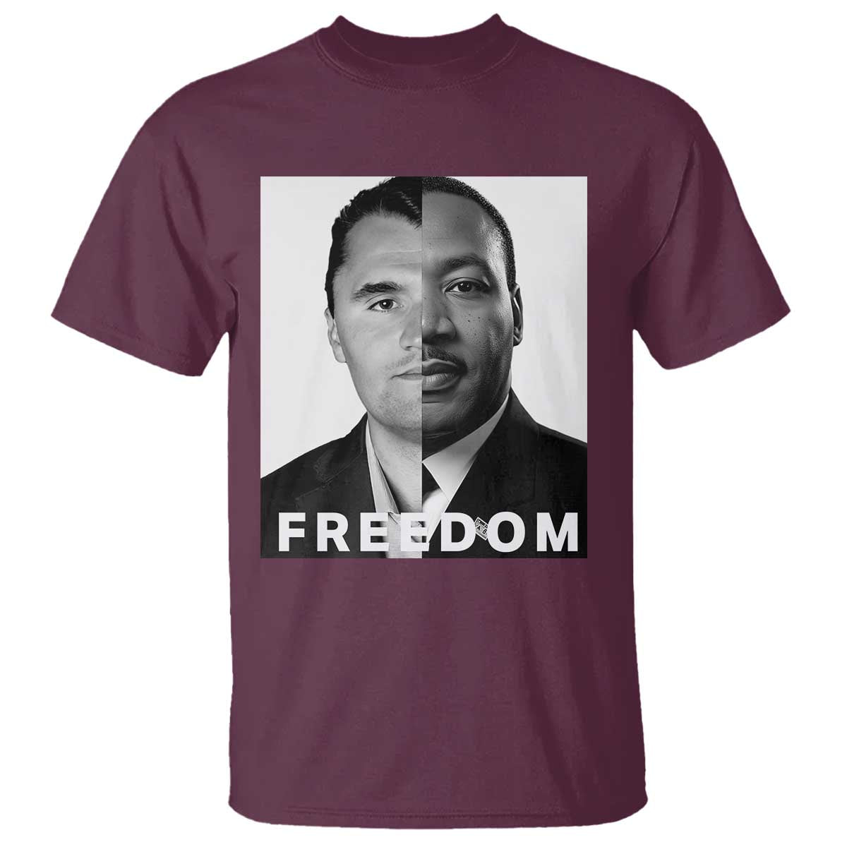 Freedom Charlie Kirk T Shirt Martin Luther King Jr - Wonder Print Shop