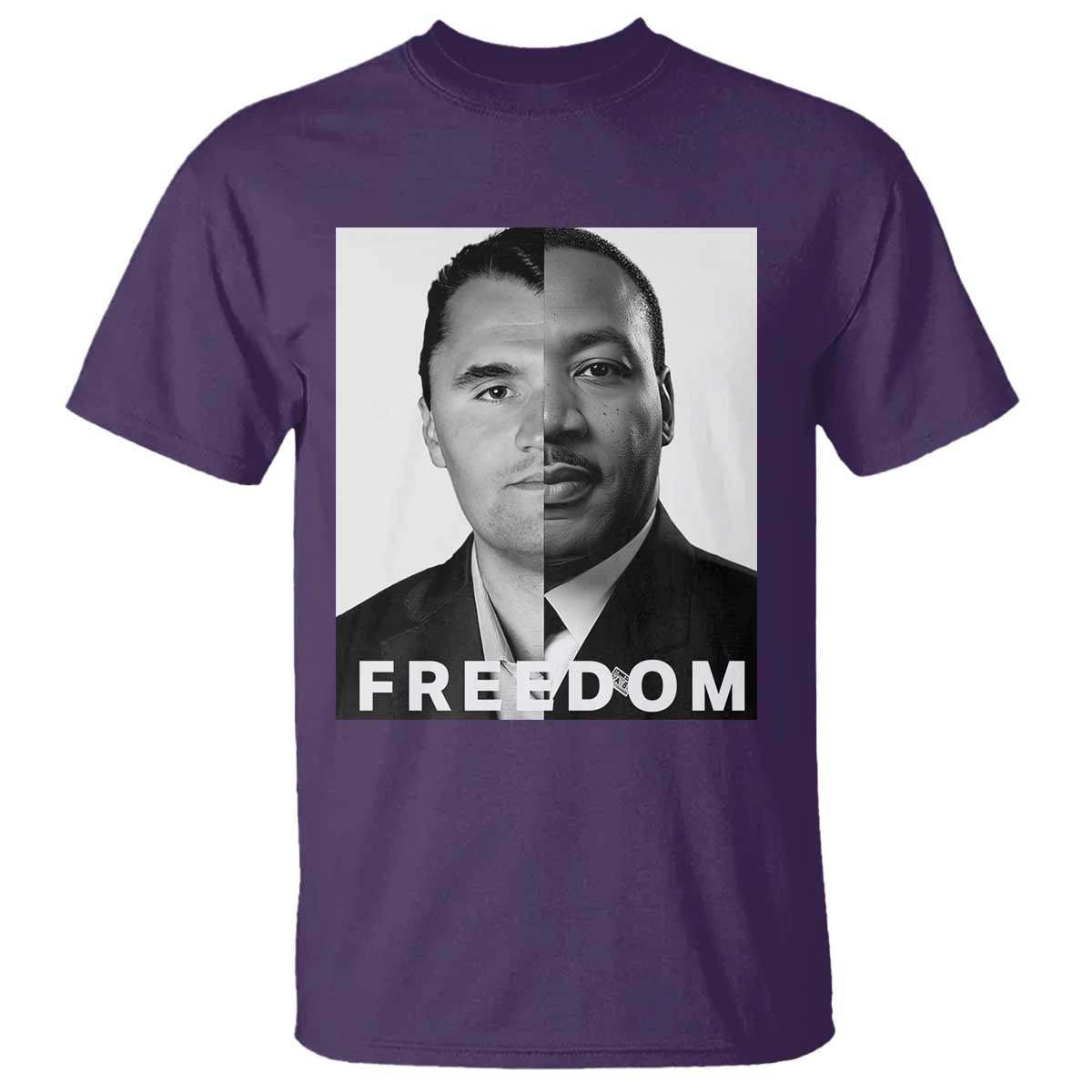 Freedom Charlie Kirk T Shirt Martin Luther King Jr - Wonder Print Shop