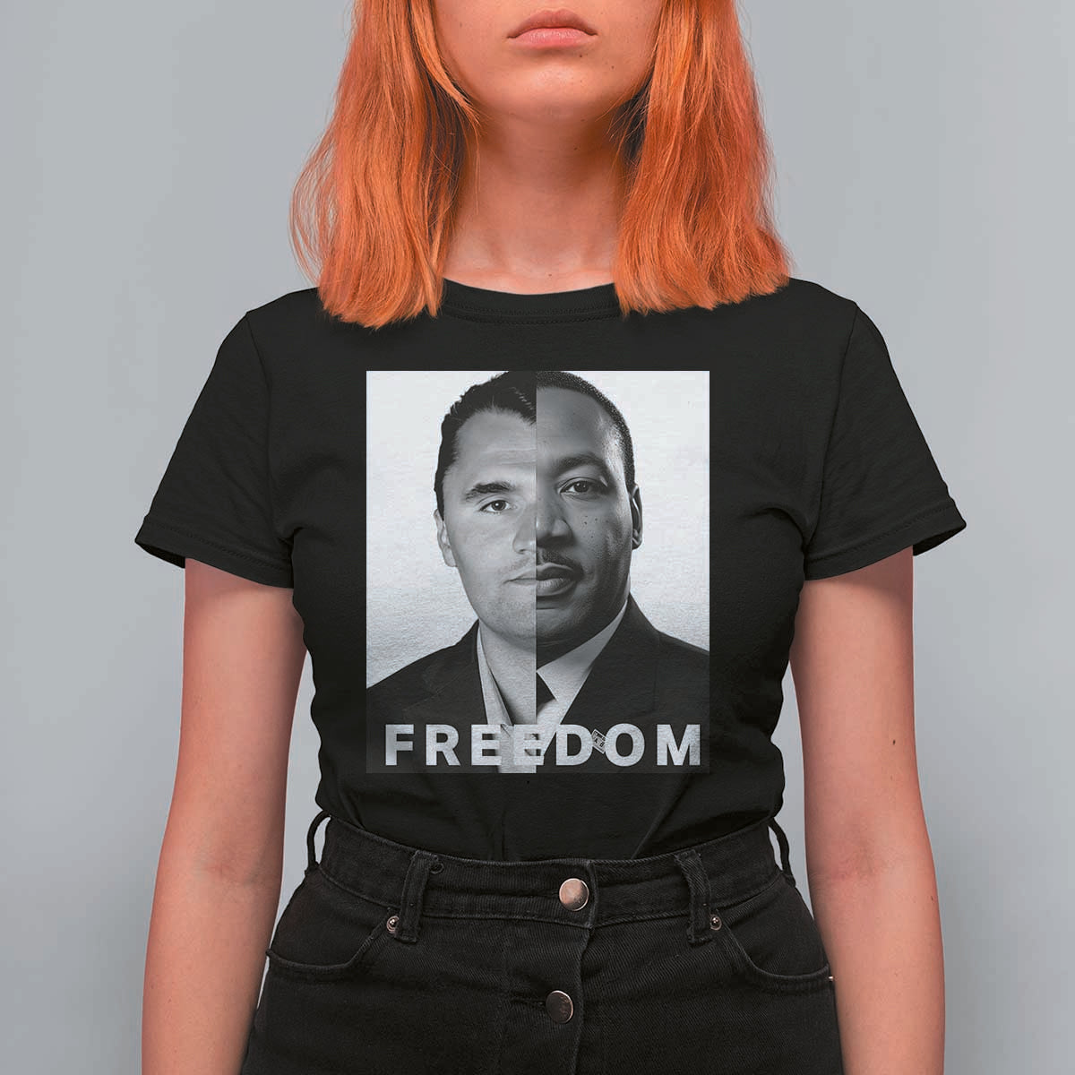 Freedom Charlie Kirk T Shirt For Women Martin Luther King Jr - Wonder Print Shop