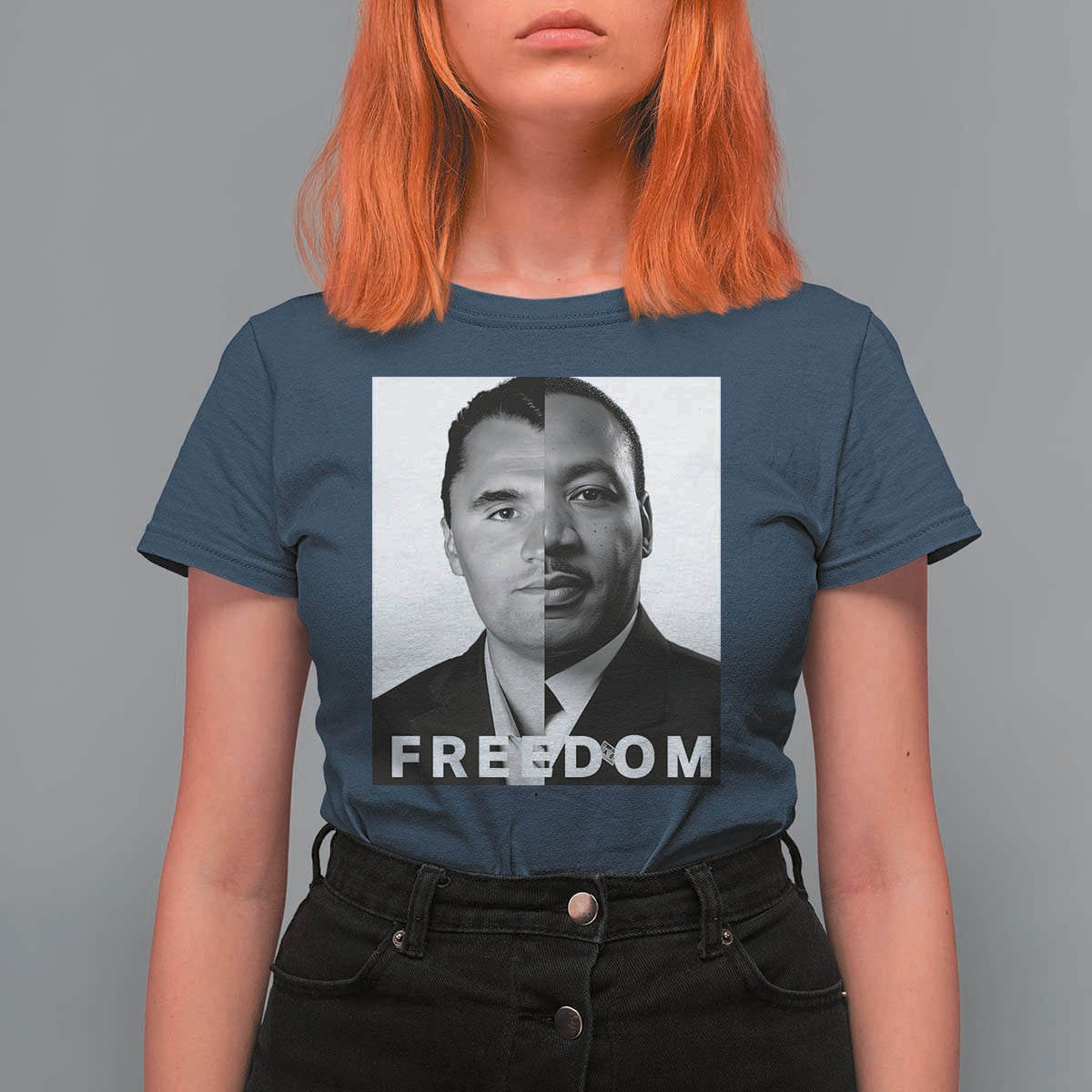 Freedom Charlie Kirk T Shirt For Women Martin Luther King Jr - Wonder Print Shop