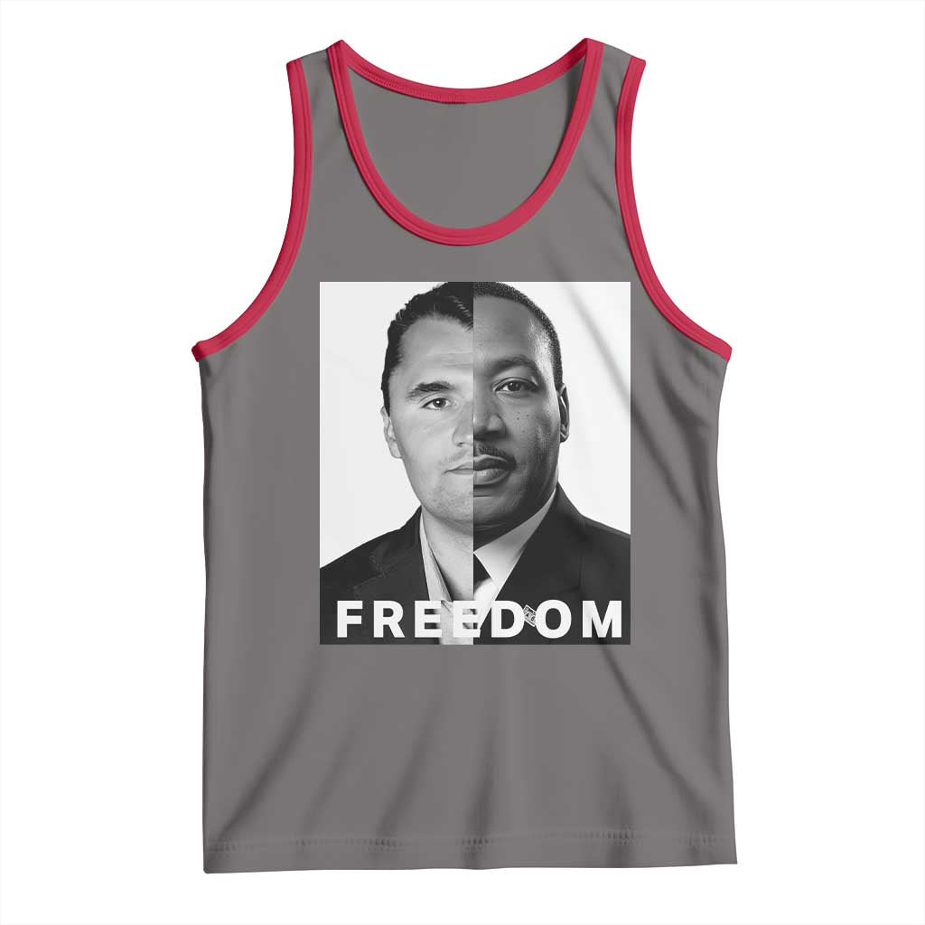 Freedom Charlie Kirk Tank Top Martin Luther King Jr - Wonder Print Shop
